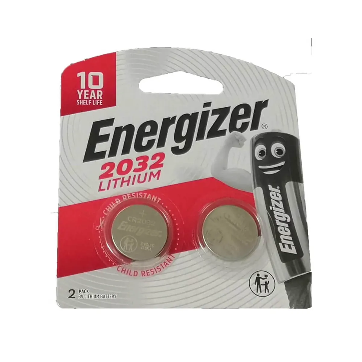 Energizer 2032 Lithium Battery 3V 2 Pieces
