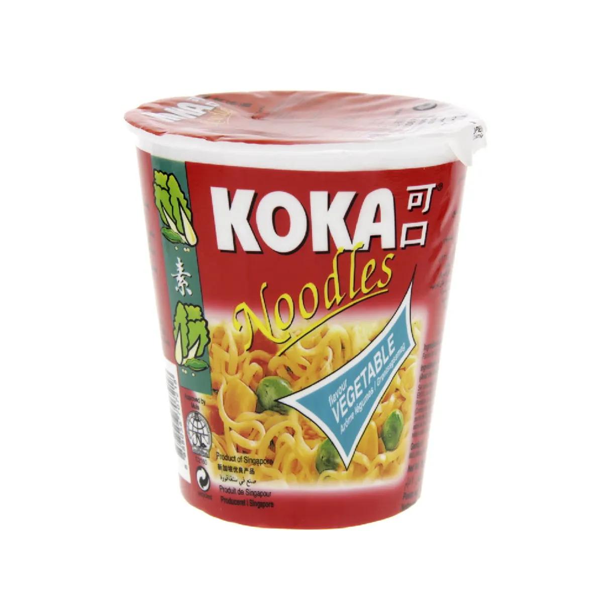 Koka Instant Noodles Cup Vegetable Flavour 70Gm