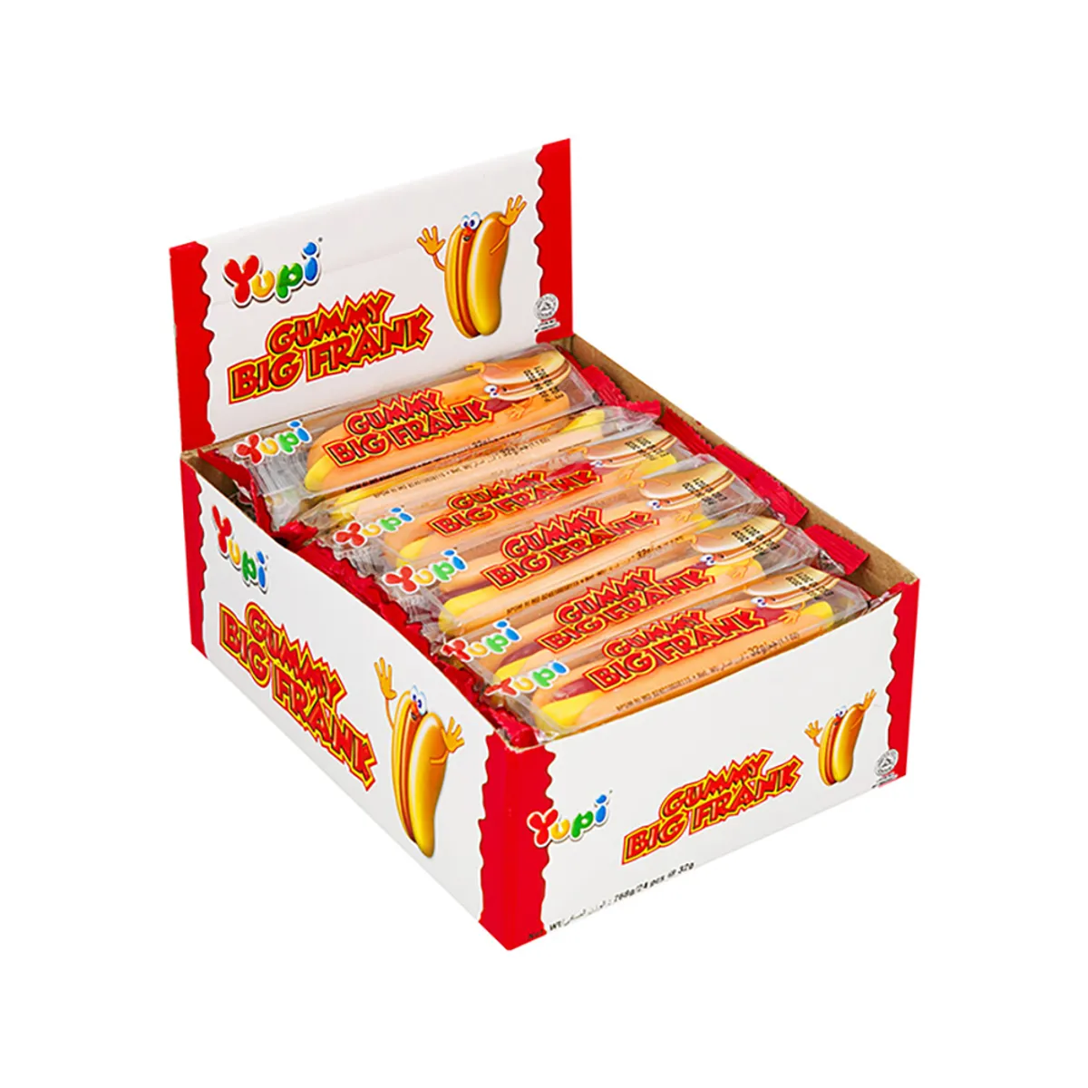 Yupi Big Frank Gummy 32Gx24