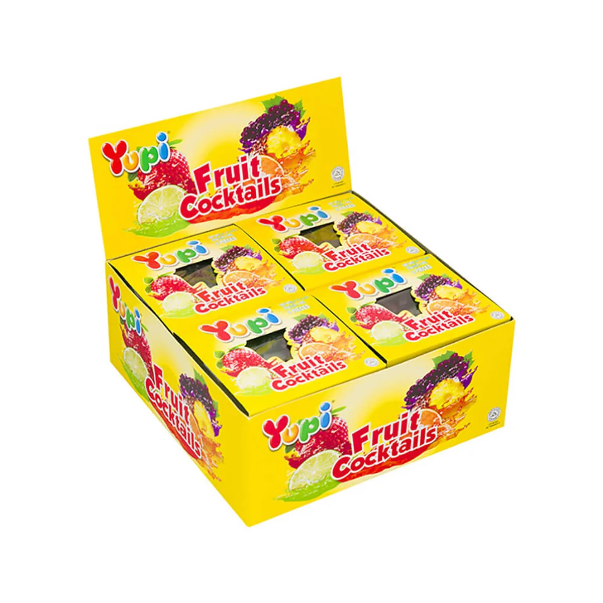 Yupi Gummy Fruit Cocktails 32Gx24