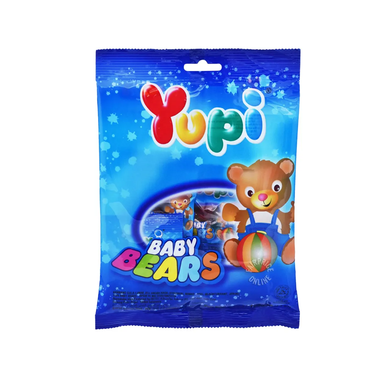 Yupi Gummy Bears & Blackberry Hanging 100G
