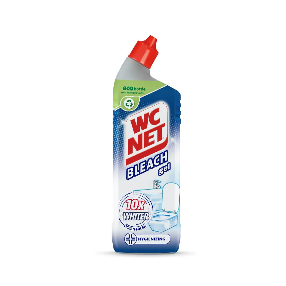Wc Net Bleach Gel Extra White Ocean Fresh 750ml