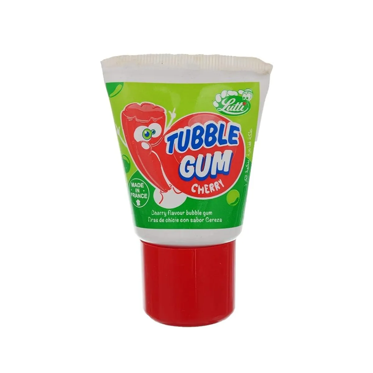 Lutti Tubble Cherry Flavour Bubble Gum 35g