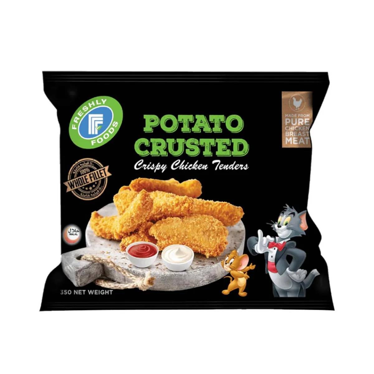Freshly Foods Tom & Jerry Potato Crusted Crispy Chicken Fillets 350gm
