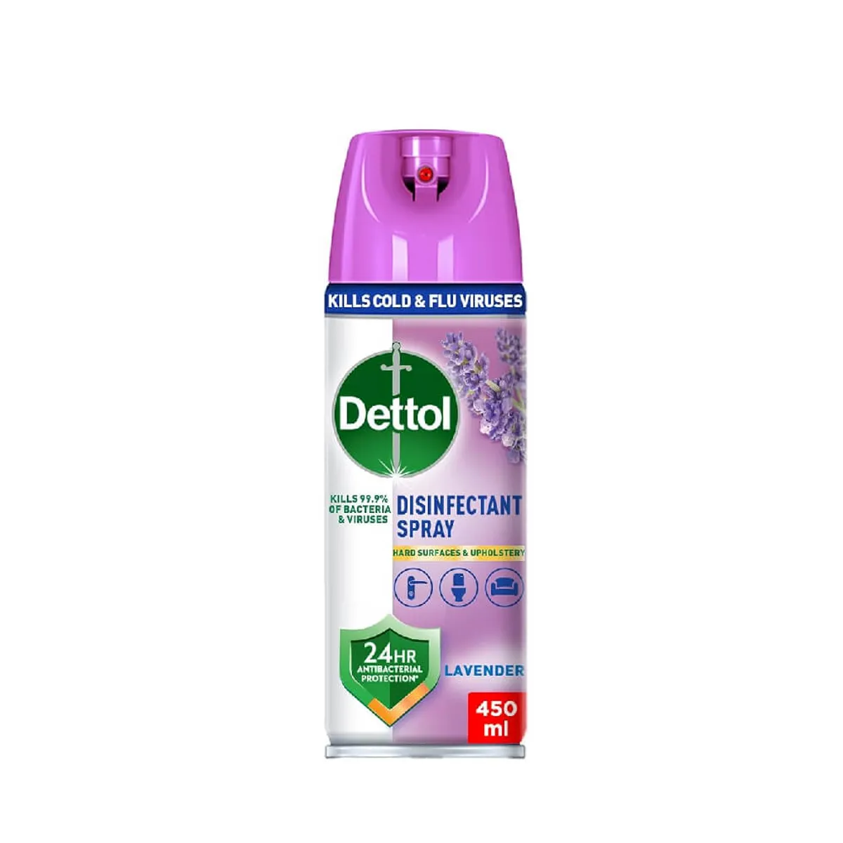 Dettol Anti Bacterial Disinfectant Spray Lvndr 450ml