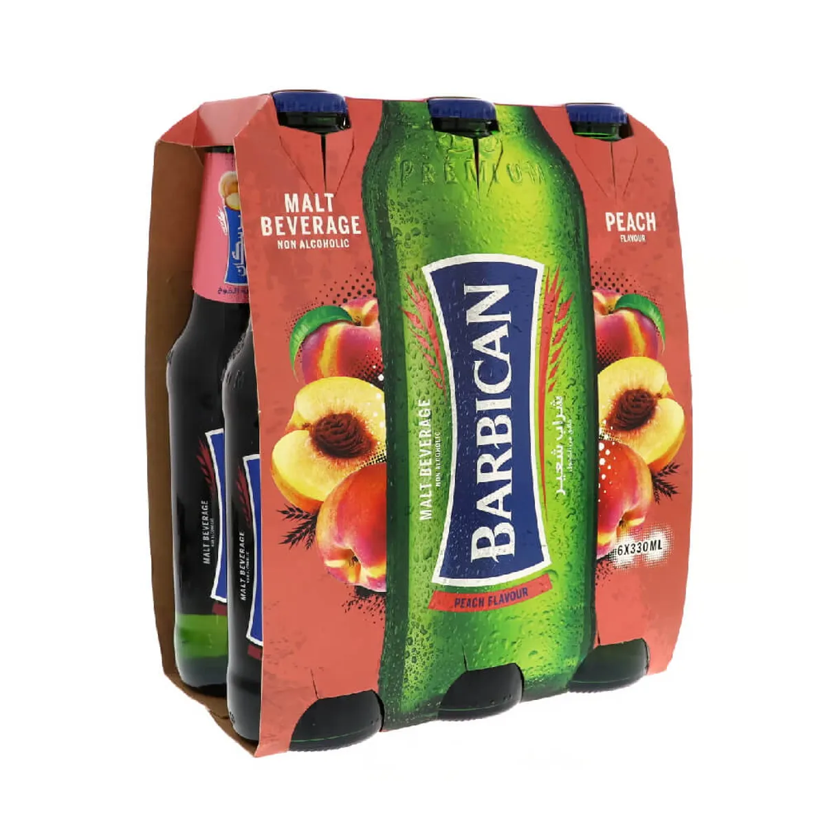 Barbican Peach Non Alcoholic Malt Beverage 6x330ml