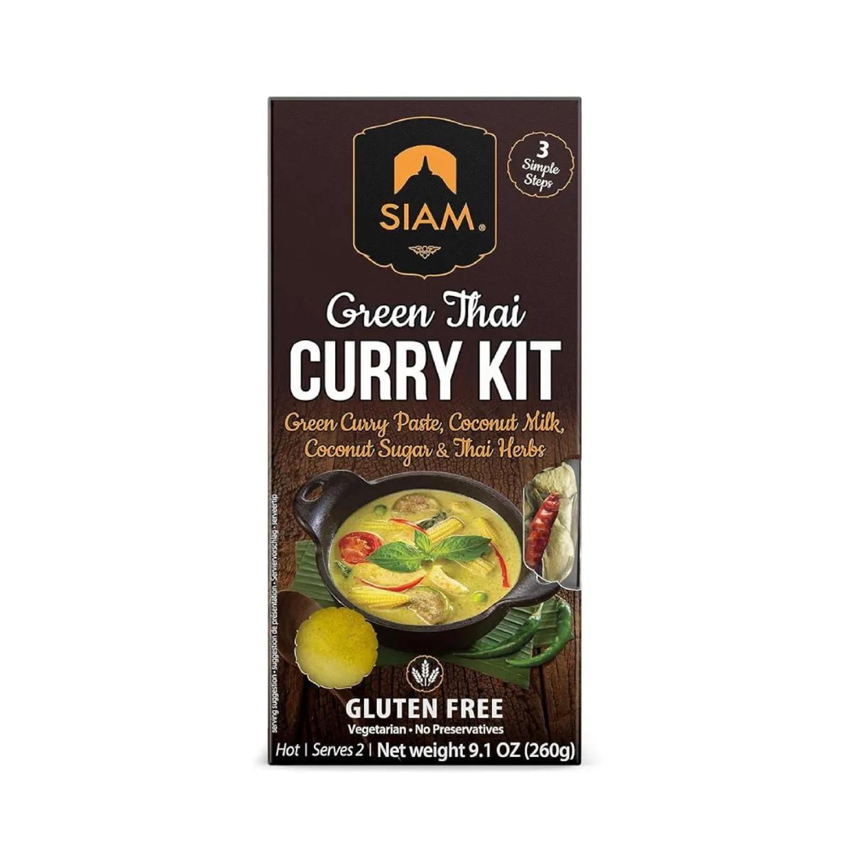 De Siam Thai Green Curry Kit 260G