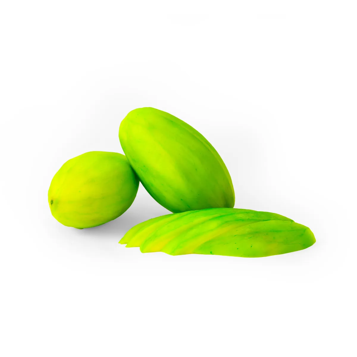 Peeled Green Mango Plum