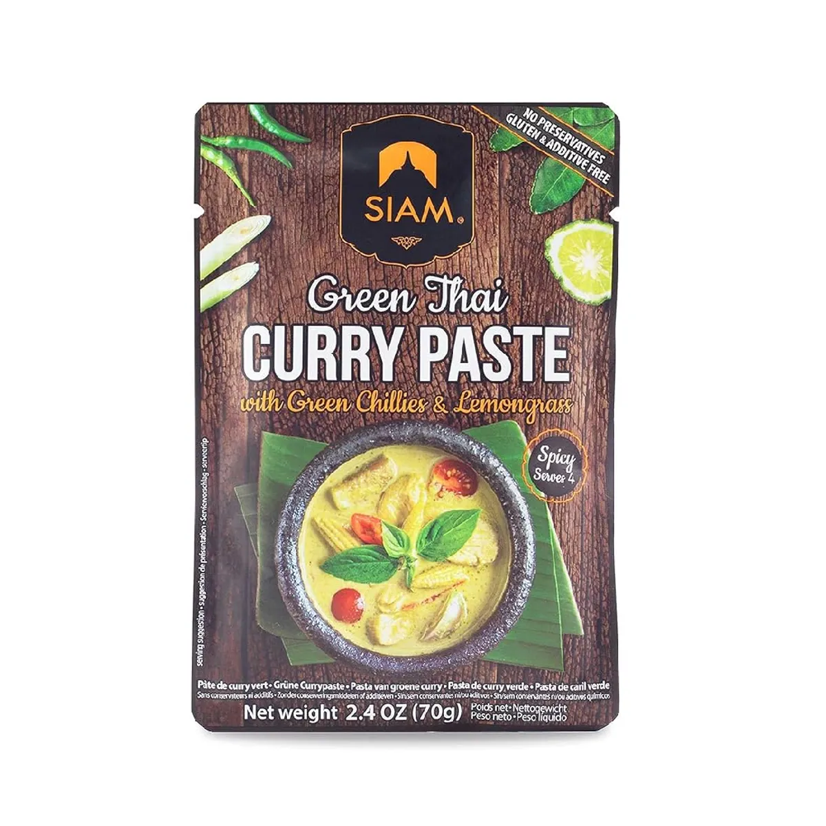 De Siam Green Thai Curry Paste 70G