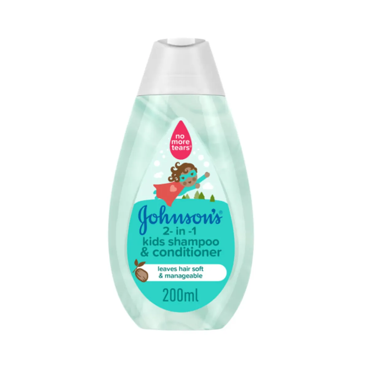 Johnson's 2in1 Kids Shampoo & Conditioner 200ml