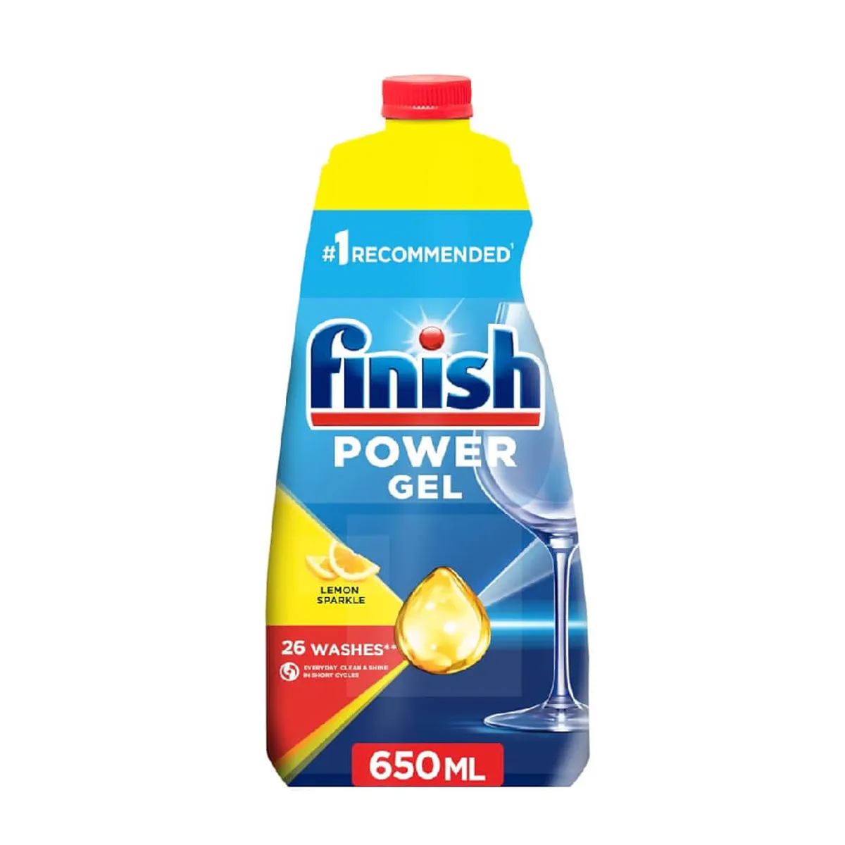 Finish Dishwasher Gel Lemon 650ml