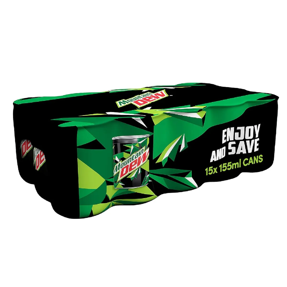 Mountain Dew Carbonated Soft Drink 10x155ml